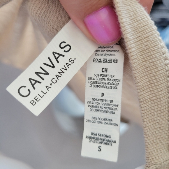 Space Cowboy Women's Small Beige Orange Graphic Tee Astronaut Bella Canvas Soft - Picture 5 of 5